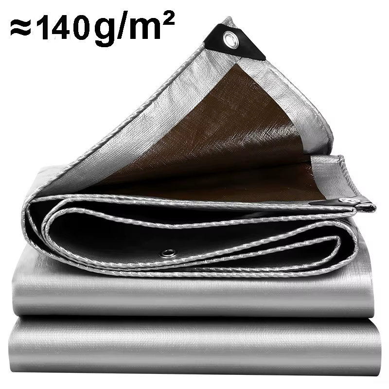 Grande bâche 2x2 4x4 6x6 8x8 10x10m anti-UV imperméable, auvent de protection solaire, tente de camp