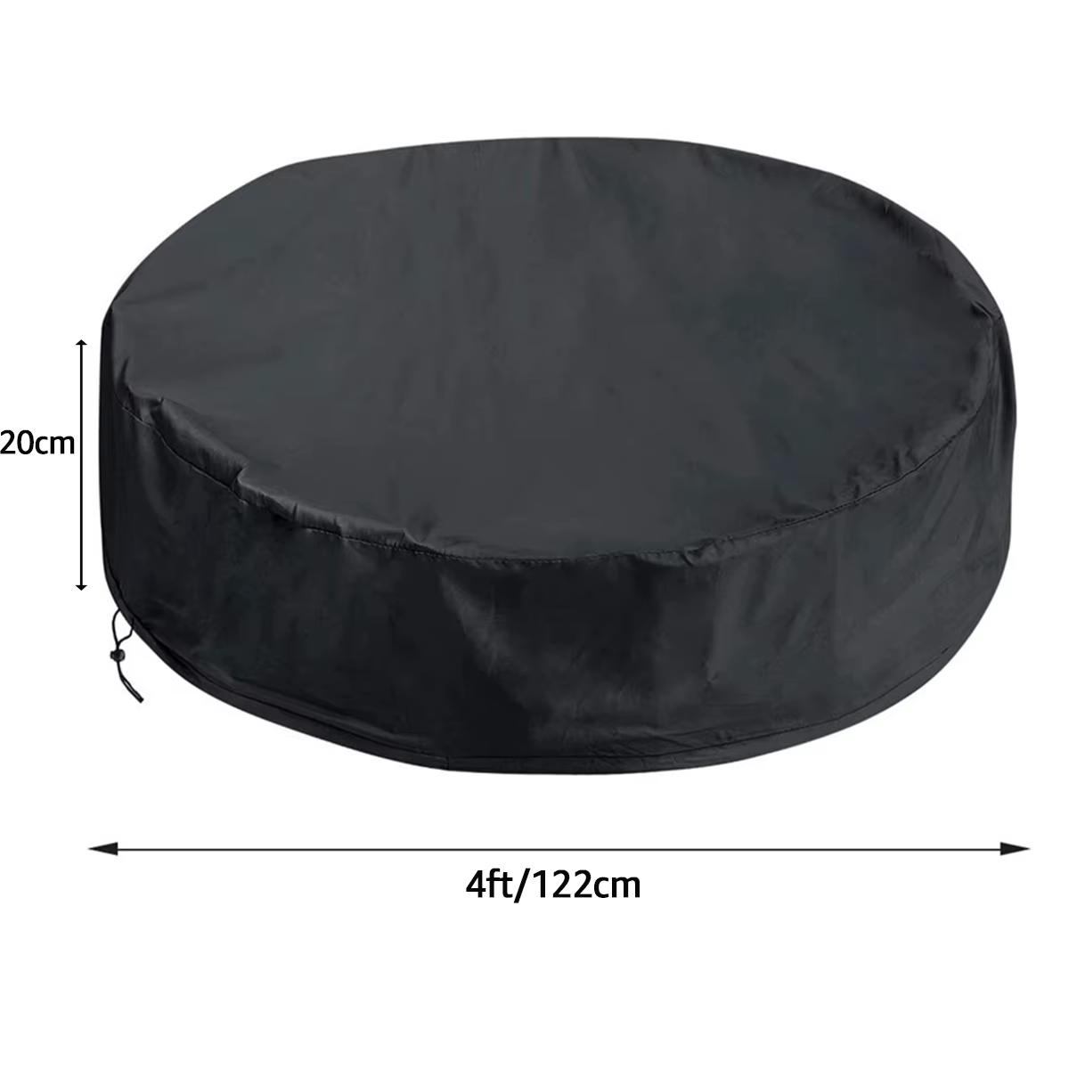 Couverture de piscine hors sol, bâche de sécurité, imperméable, pour piscine gonflable ronde, à cadr