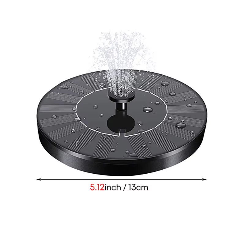Mini fontaine à eau solaire pour piscine et sécuritaires, cascade, décoration de jardin, bain d'oise