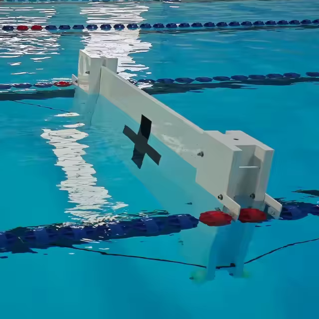 Outil et accessoire d'entraînement de piscine suspendu, tableau tournant fendu spécial Portable pour