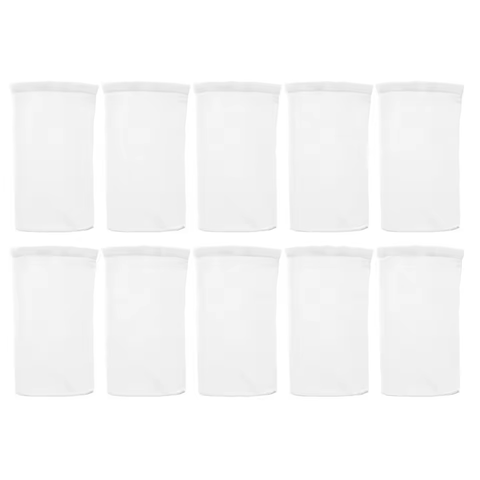 10 chaussettes pour écumoire de piscine - Filtres en maille fine réutilisables, efficaces et économi