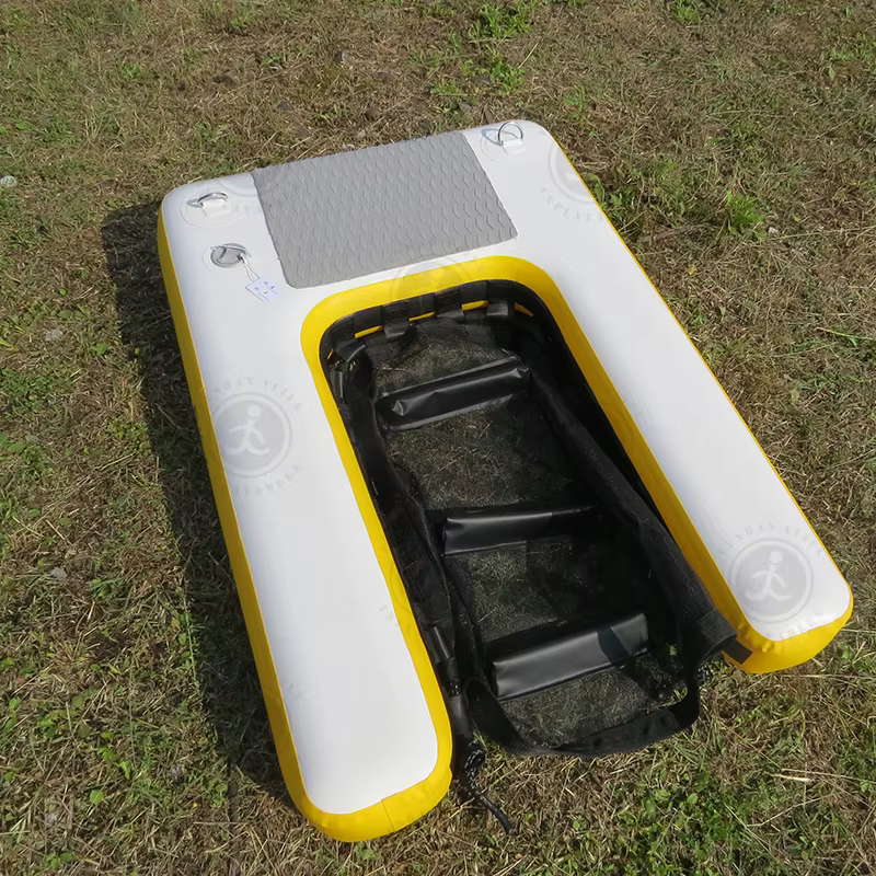 Dock flottant gonflable pour piscine d'eau pour chien d'été, plate-forme, équipement de natation