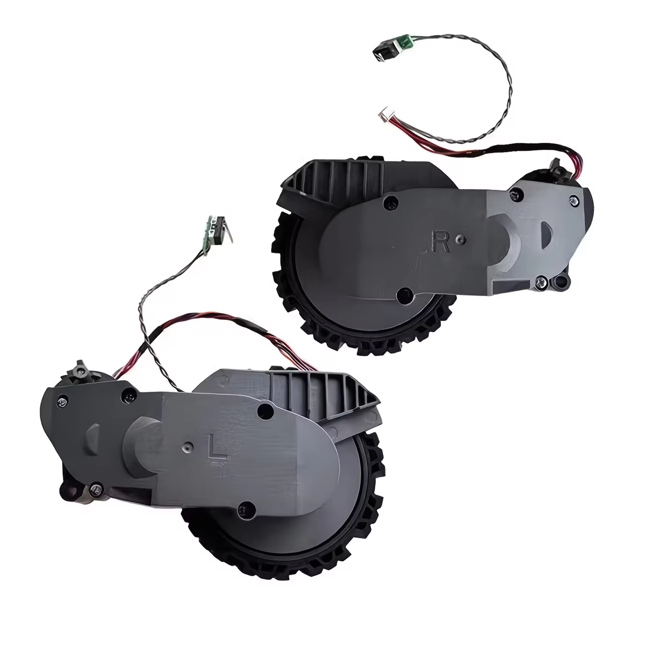 Kit de roues pour robot aspirateur S8 L&R compatible avec Roborock S8 Pro Ultra Q5 Pro Q8 Max Q8 Max