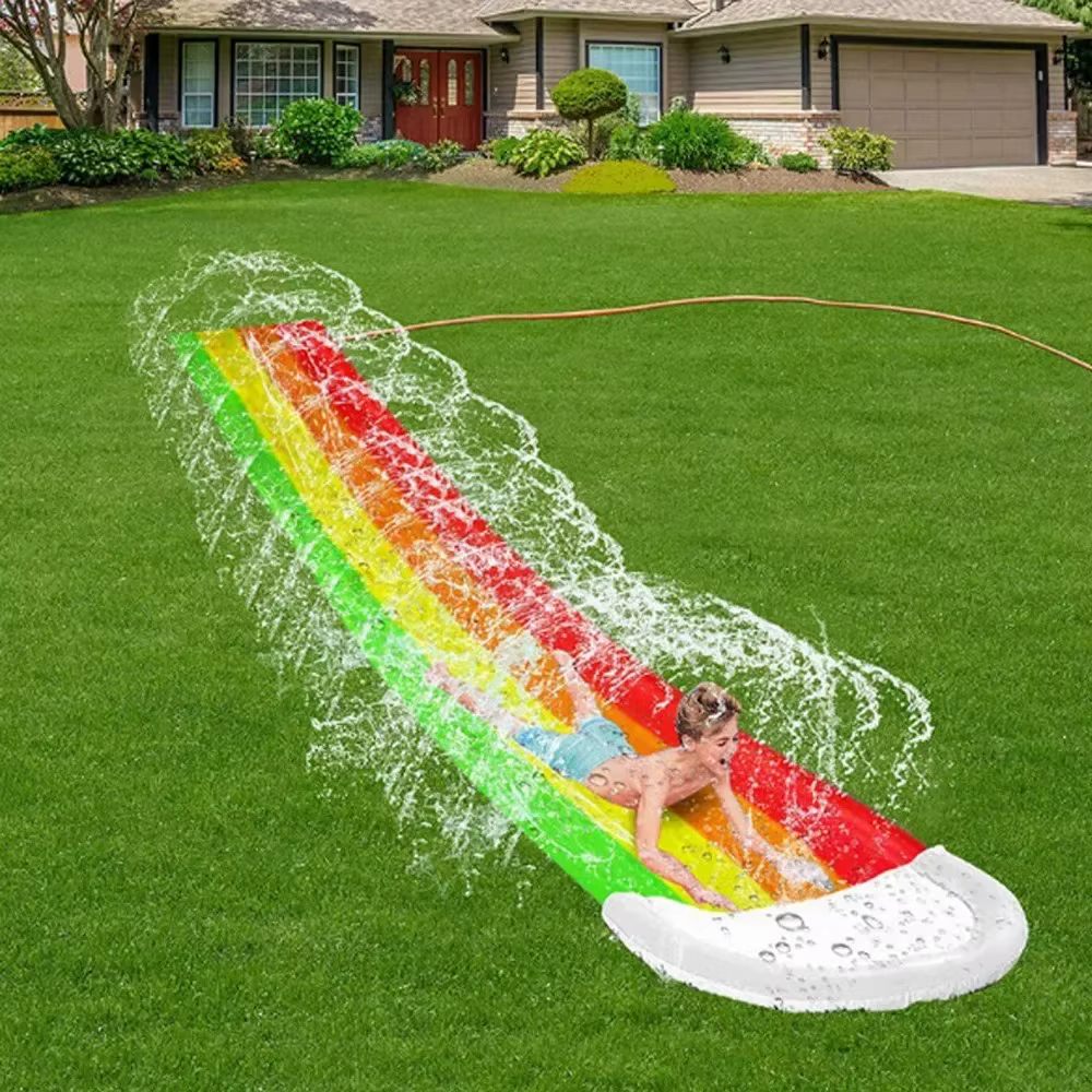 Tapis de glisse aquatique gonflable 480x76CM, jeux d'eau pour piscine d'été, ski nautique, jouets aq