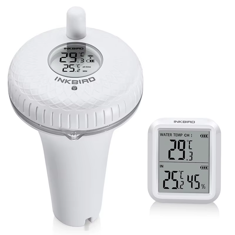 INKBIRD 3 Types de thermomètre de piscine numérique sans fil thermomètres flottants extérieurs pour