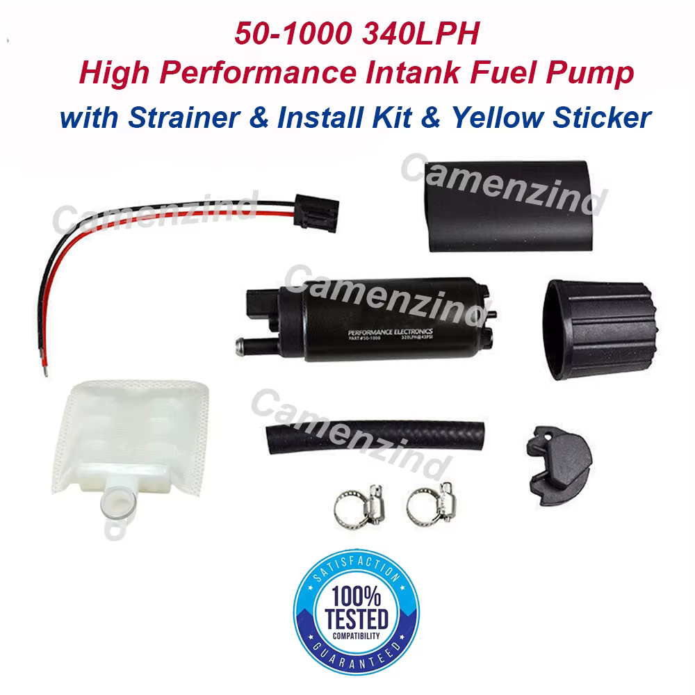 Pompe à carburant EFI haute performance pour éthanol (EMethanol) 340LPH 50-1000 + Kit d'installation