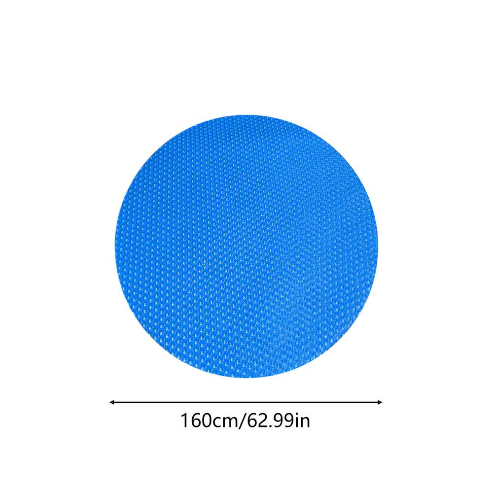 Couverture solaire isolante pour piscine hors sol, couverture thermique ronde de protection pour pis