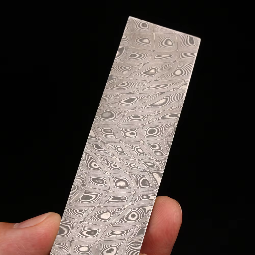 Barre de acier Damas à 60 couches, acier pour la fabrication de couteaux DIY, acier inoxydable pour