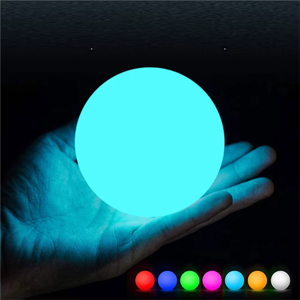16 RGB lumière de piscine flottante 3 pouces 7.8 cm LED à couleur changeante lumières de boule de pi
