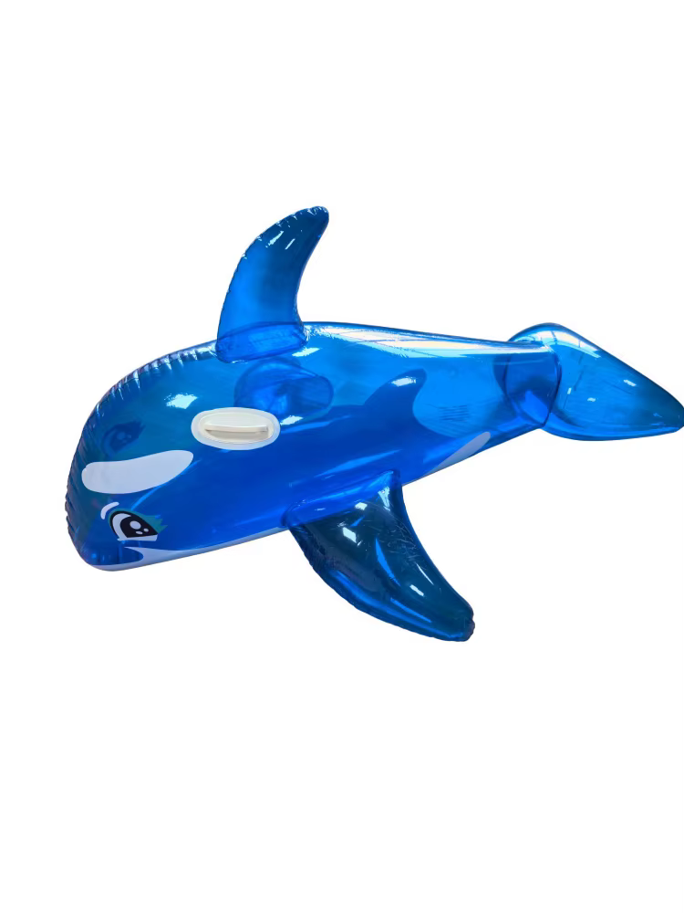 Bouée gonflable orca géante pour adulte avec poignées, pour parc aquatique, surf et activités estiva