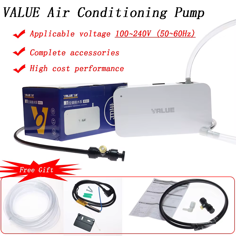 VALUE 100 V-240 V climatisation eau automatique Ultra-silencieux pompe à condensats climatiseur Drai