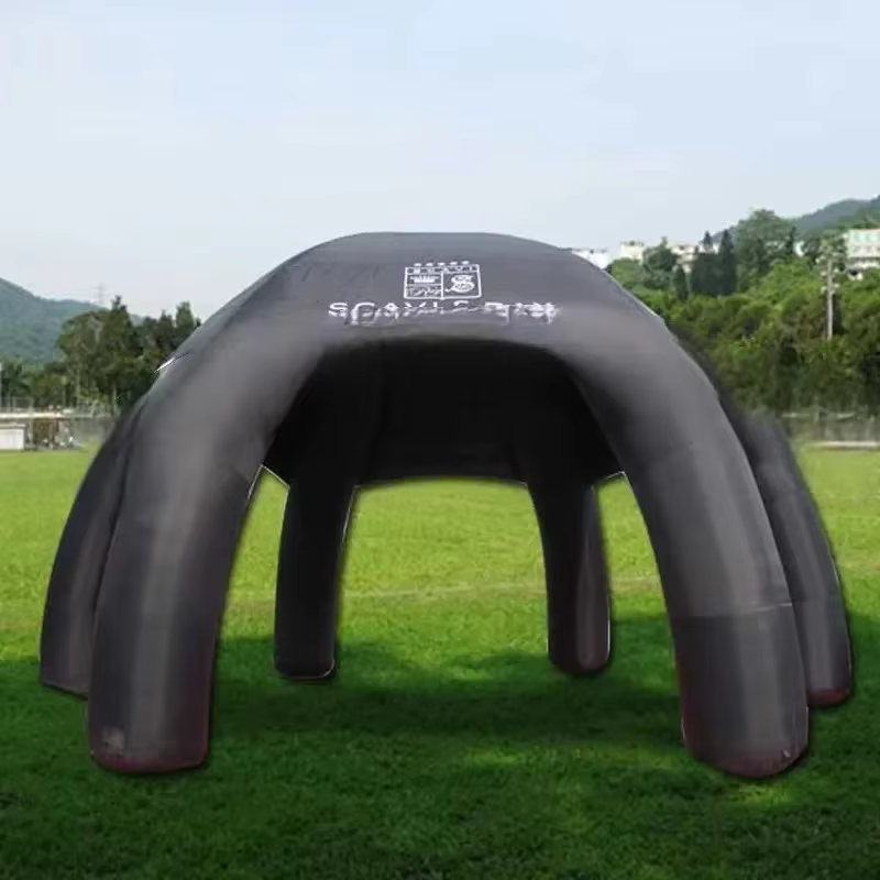 Tente araignée gonflable portable de 6 m, étanche, pour couverture de piscine
