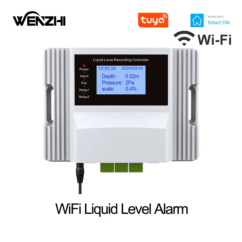 Capteur de niveau d'eau liquide WiFi Alarme Avertissement Fuite de piscine Détecteur flottant Applic