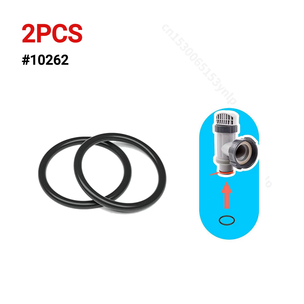Rondelle en caoutchouc pour Intex Poolovale s10747/25006, joint torique de remplacement, pièces d'éq