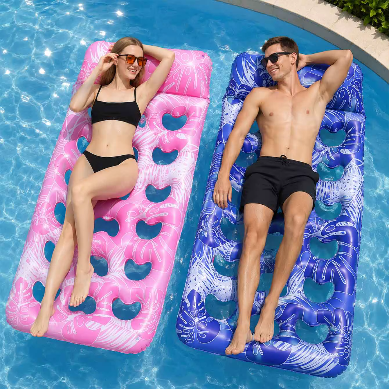 Matelas gonflable pour piscine - Flotteurs