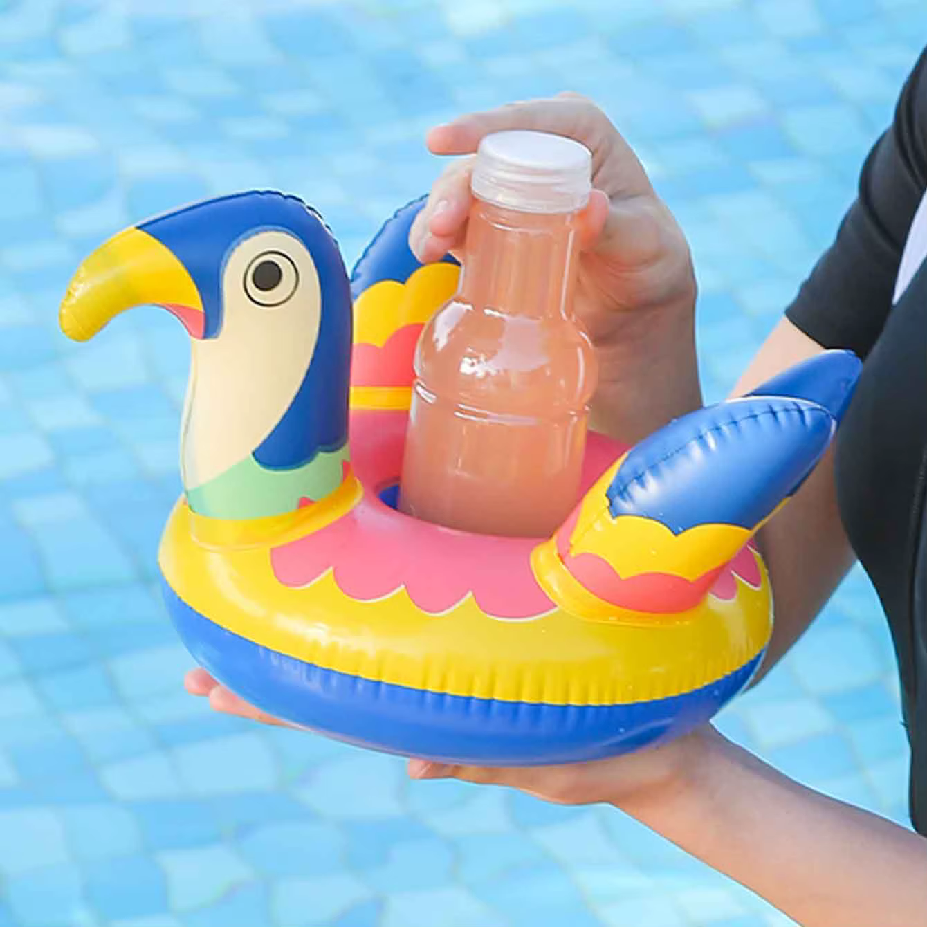 1PC Porte-boissons gonflable pour piscine