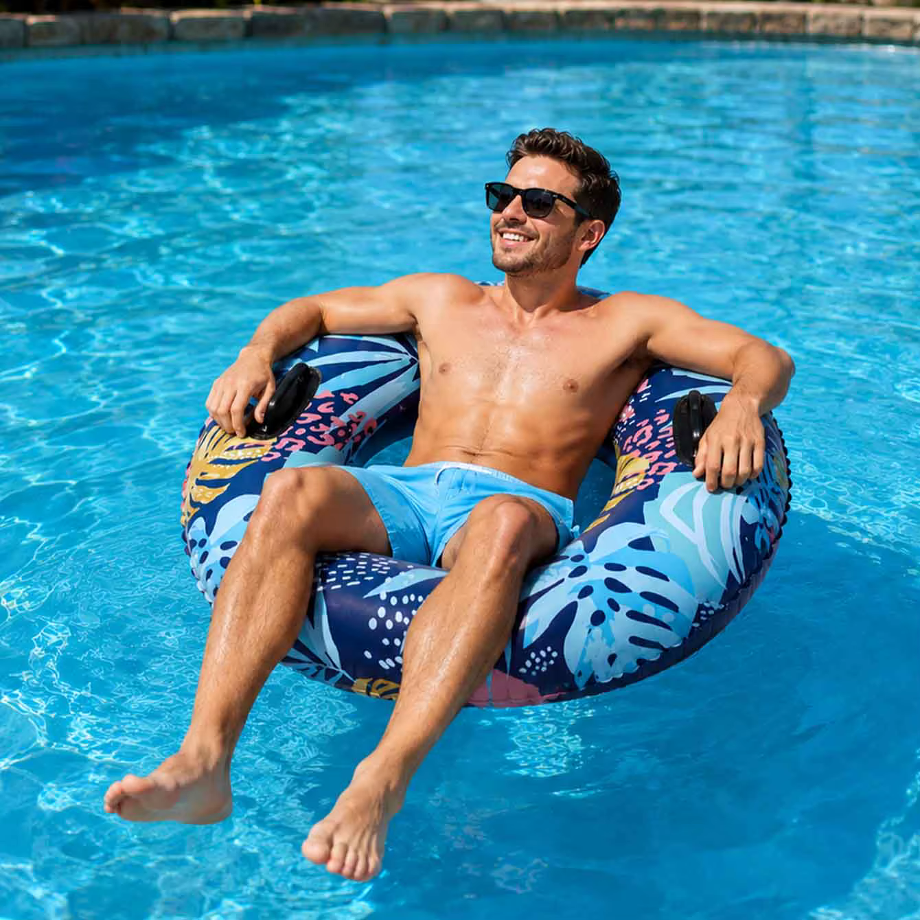 1 pièce de flotteurs et tubes gonflables pour piscine