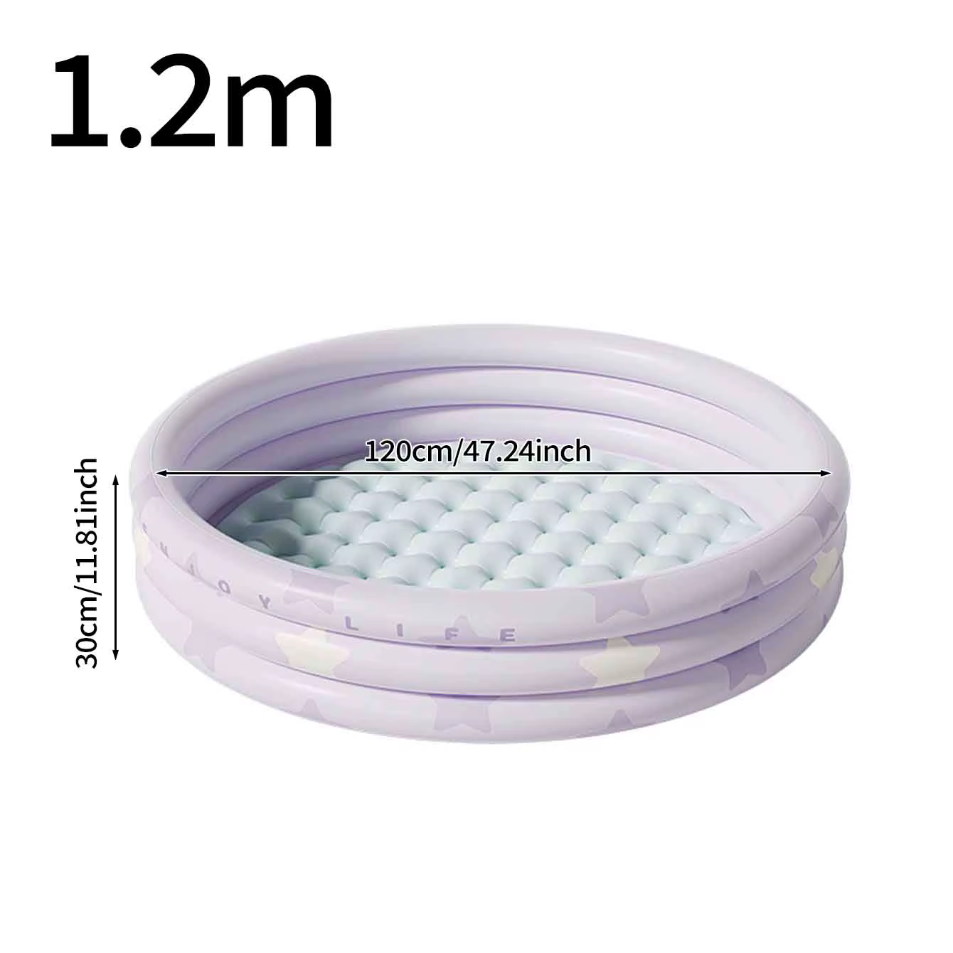 Piscine gonflable ronde de jardin