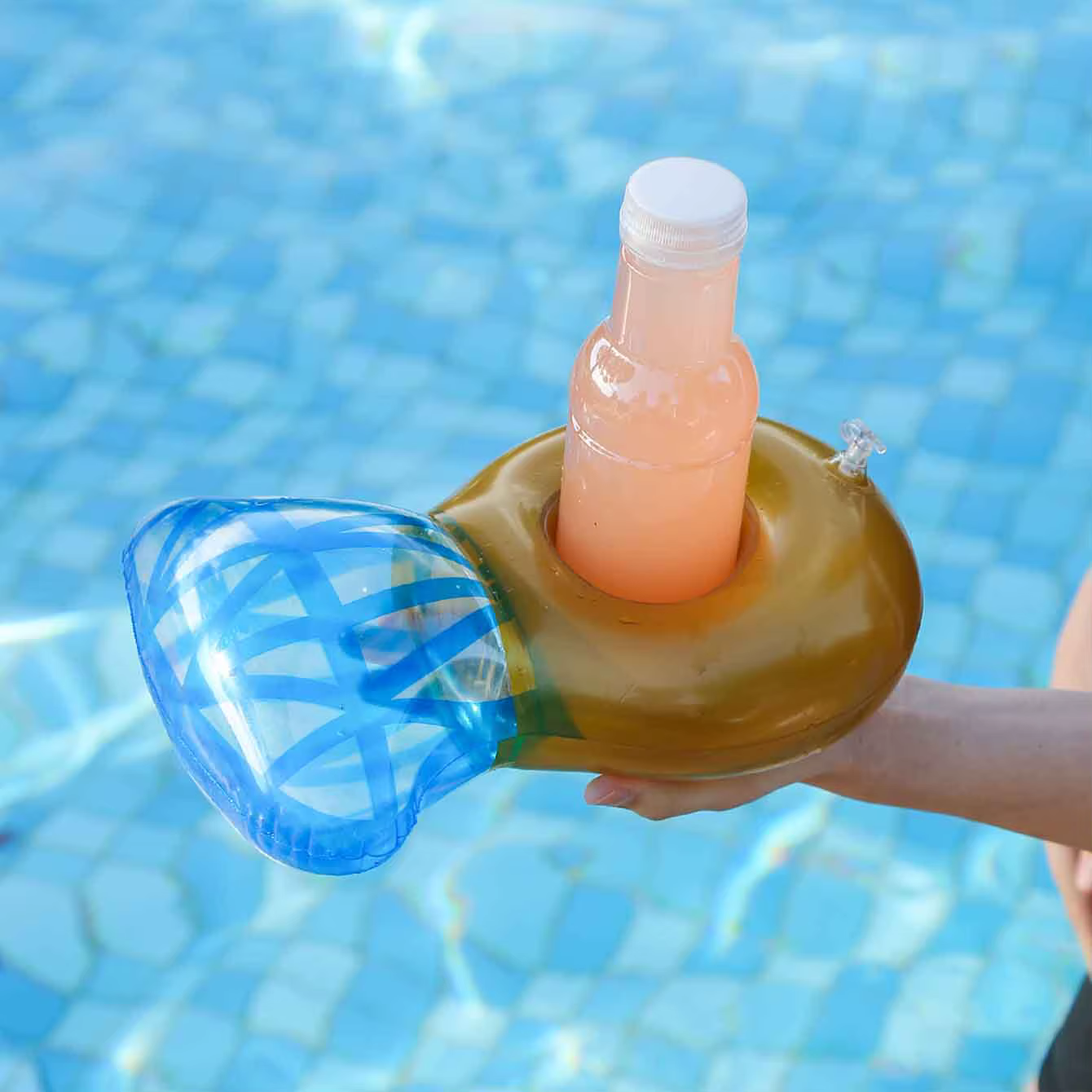 1PC Porte-boissons gonflable pour piscine