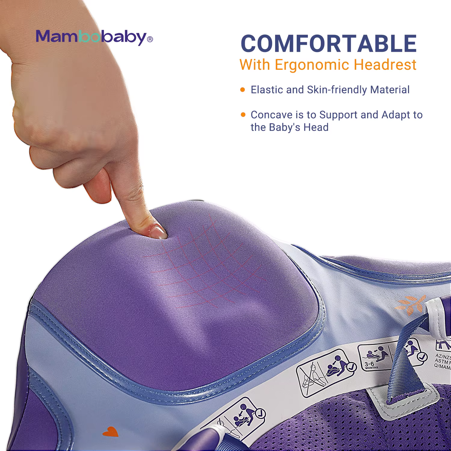 Mambobaby flotteur sans retournement Non gonflable bébé anneau de bain flotteurs d'eau entraîneur de natation infantile