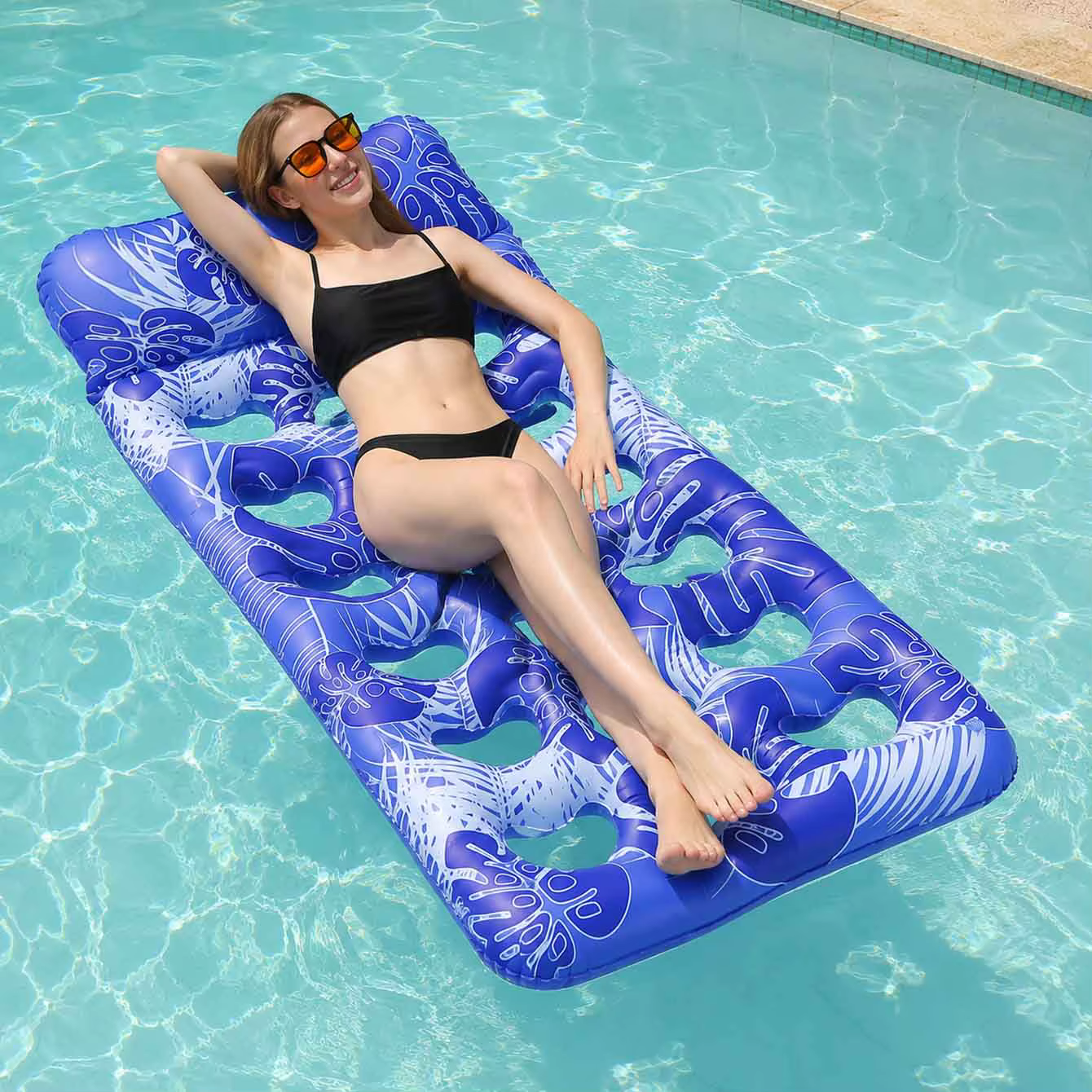 Matelas gonflable pour piscine - Flotteurs