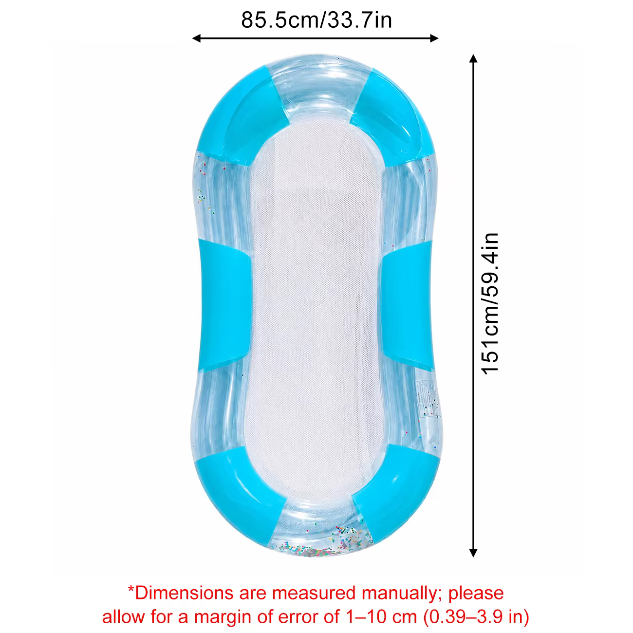 Transat gonflable pour piscine