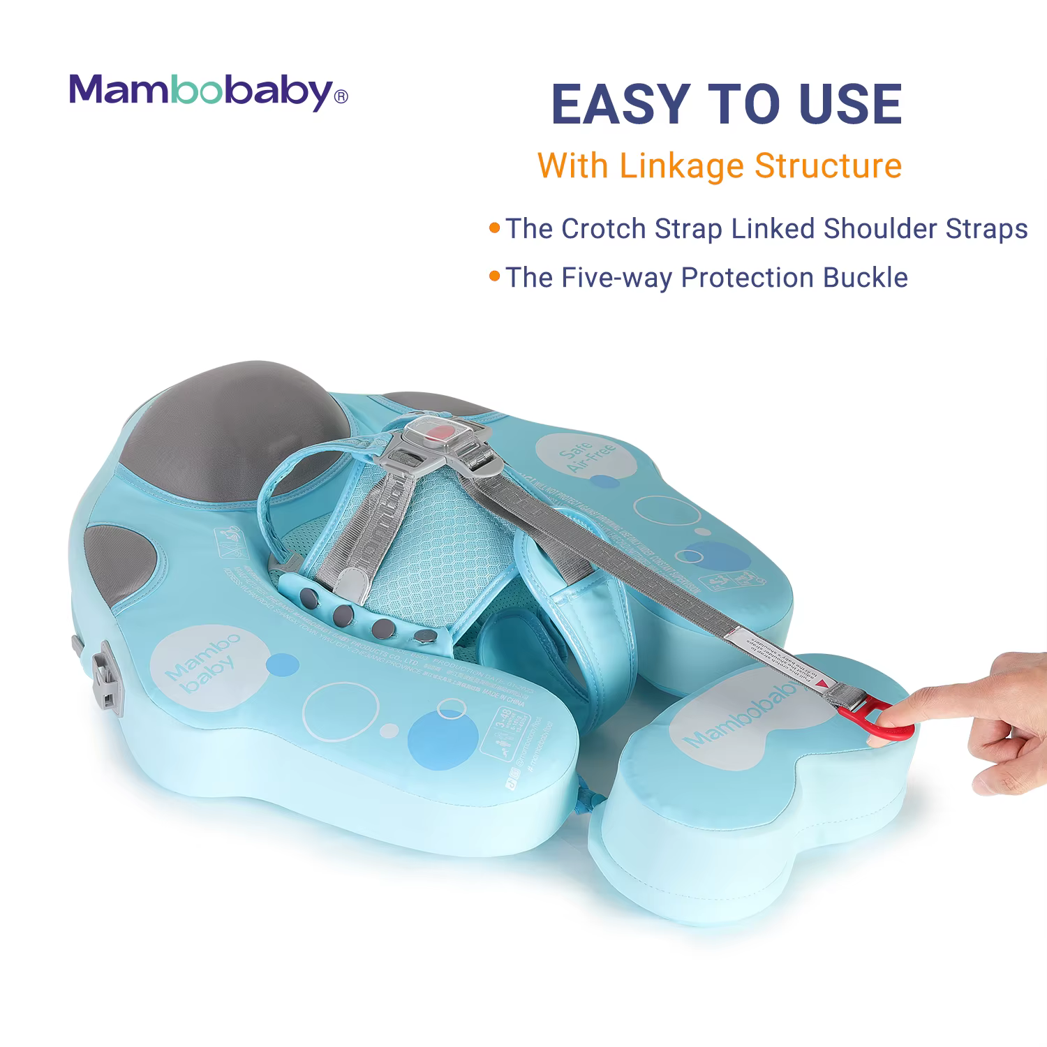 Mambobaby flotteur avec auvent 3ème Mode de natation entraîneur