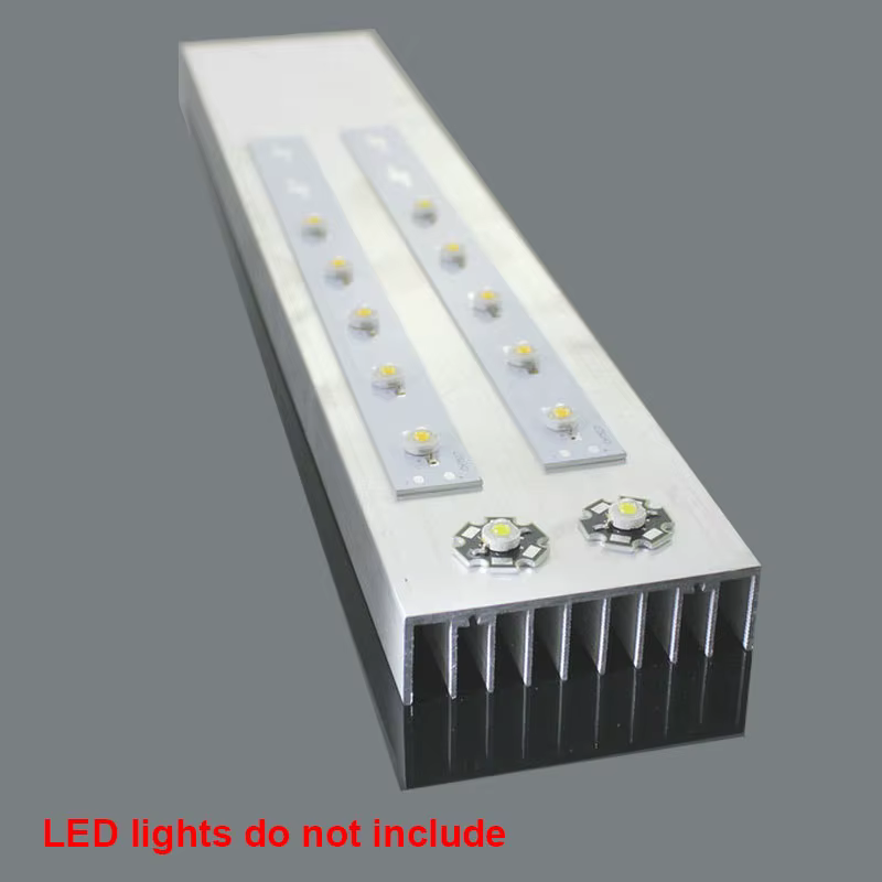 Religieux-Dissipateur thermique en aluminium pour lumière LED, 5x3W 12x1W, dissipation du chauffage, haute puissance, amilificateur, refroidissement, Kampx76 x 21mm