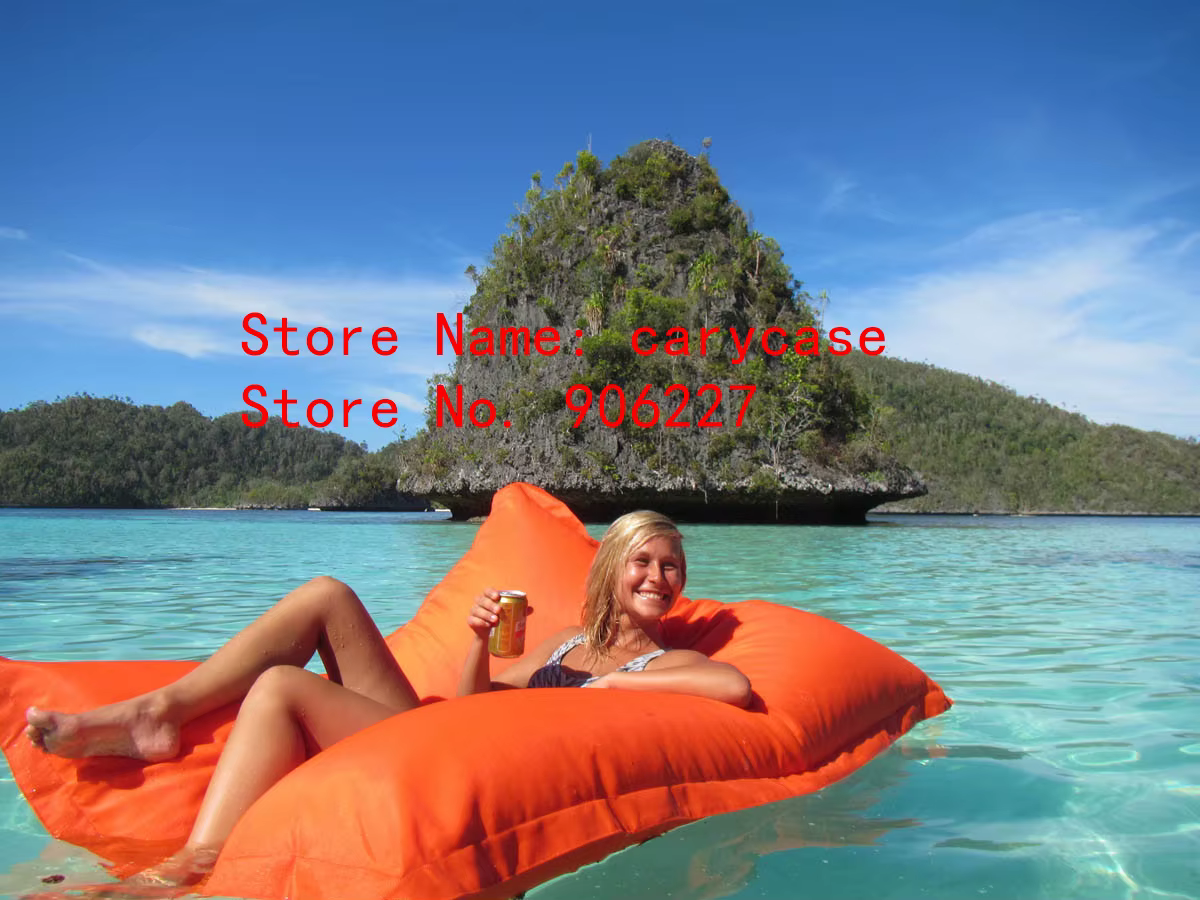 Pouf flottant surdimensionné de luxe