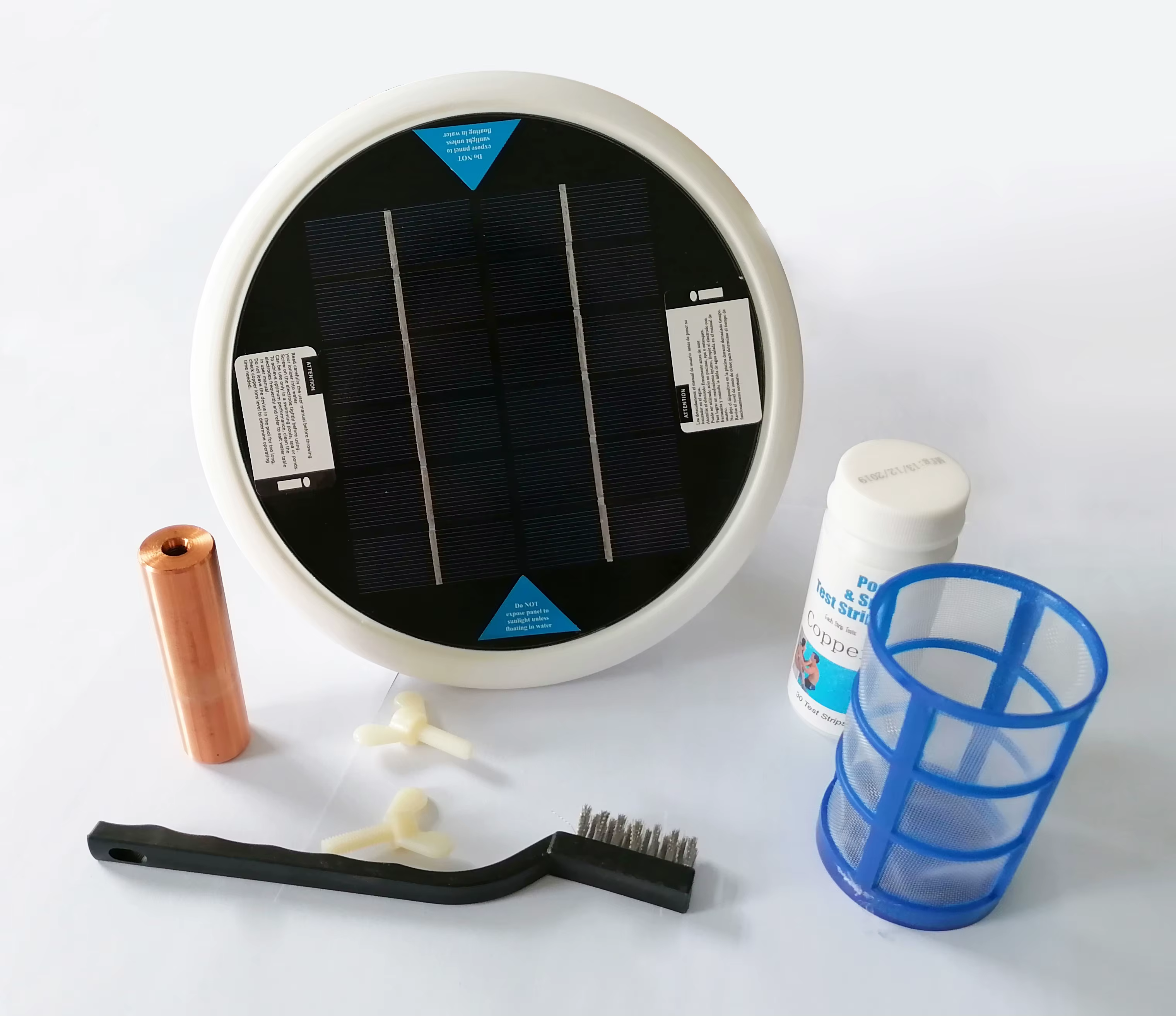 Purificateur de filtre à eau ioniseur solaire pour piscine