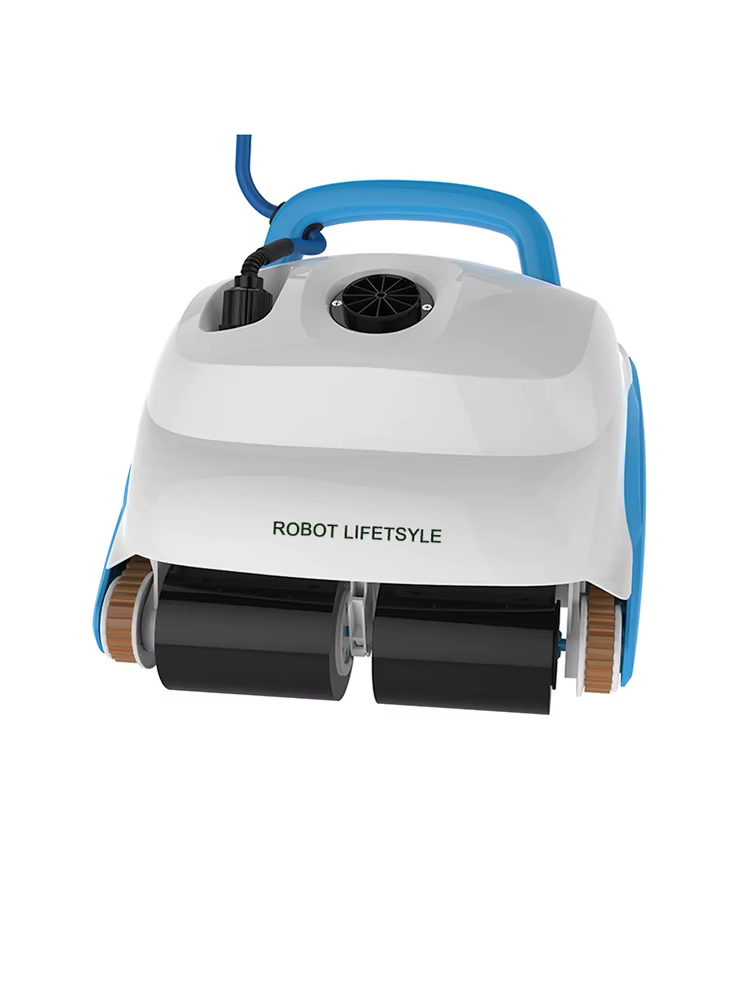Aspirateur robot pour fond de piscine et mur de livres