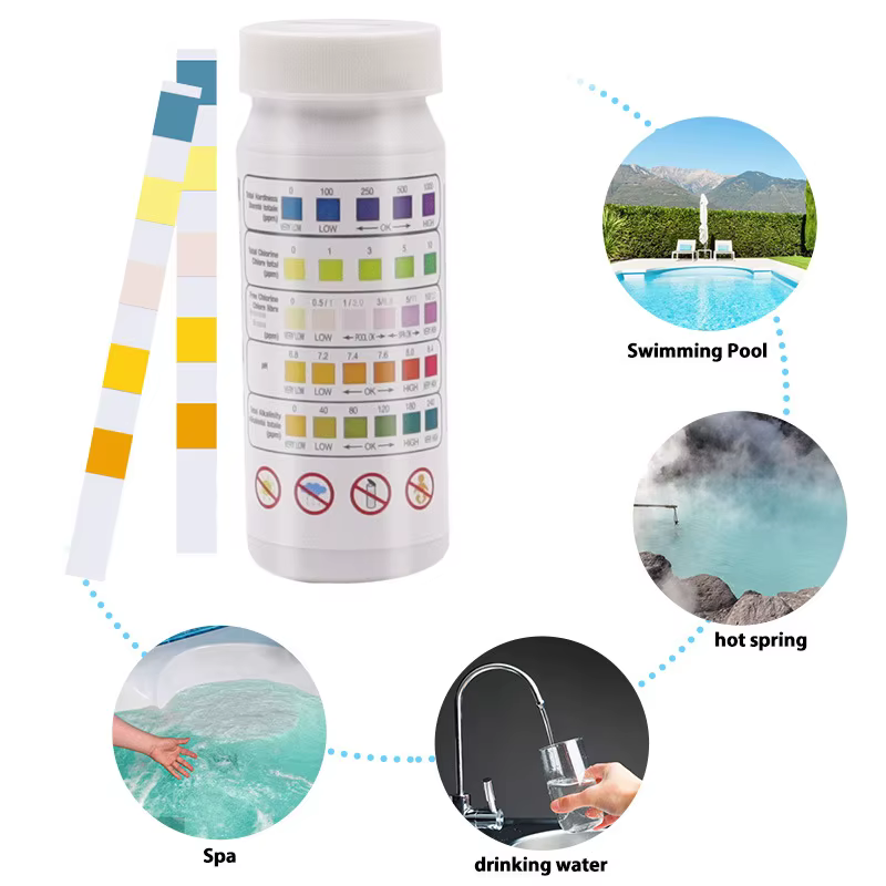 Papier de Test de qualité de l'eau 3/4/5/6 en 1