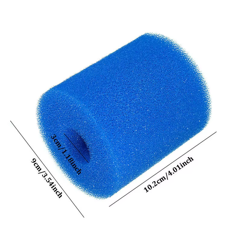 Éponge filtrante réutilisable pour piscine