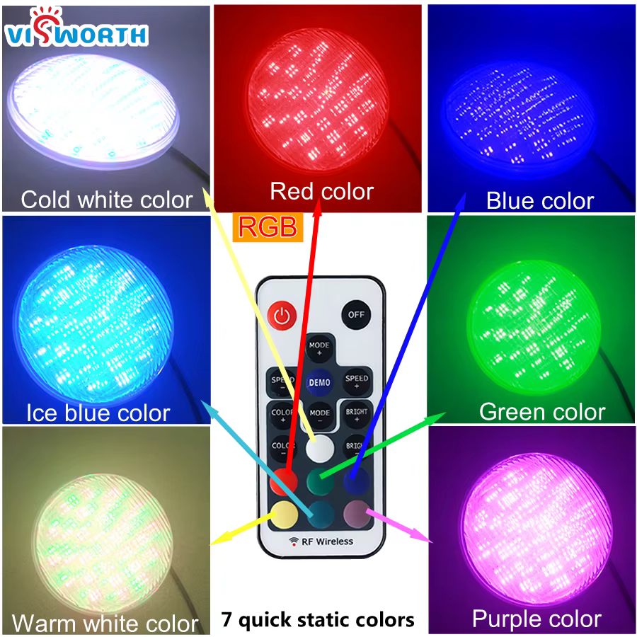 Lampe LED PAR56 pour piscine