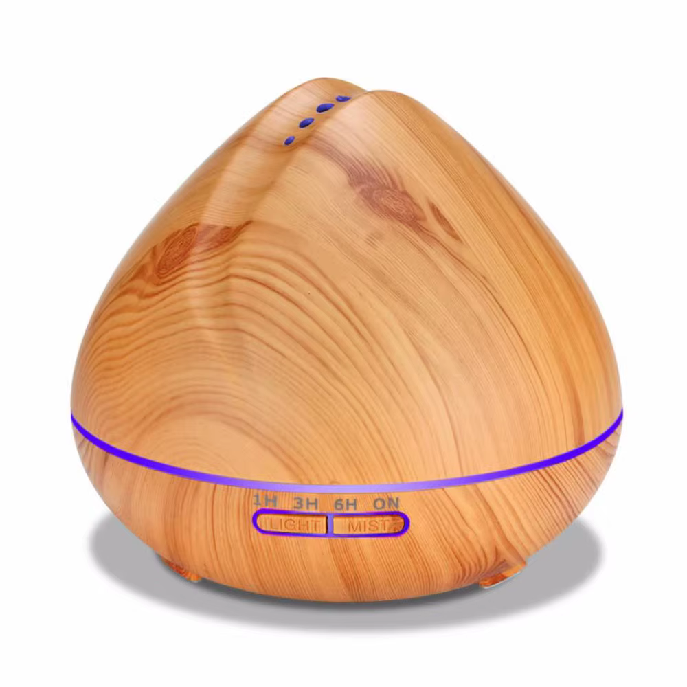 Diffuseur d'huiles essentielles télécommandé pour la maison, humidificateur, diffuseur d'arômes à ultrasons, LED, 7 documents, 300ml, 500ml