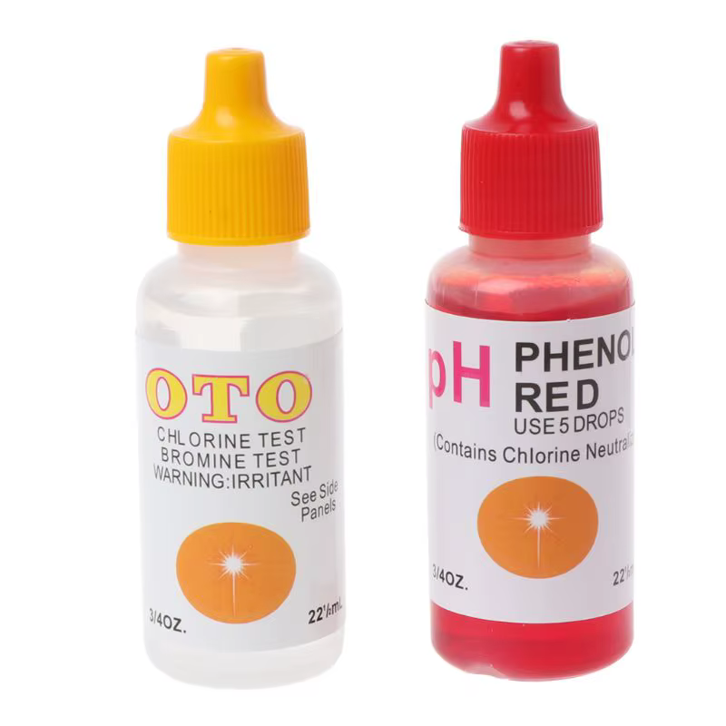Kit de Test de qualité de l'eau, pH, chlore, piscine, hydroponique, Aquarium