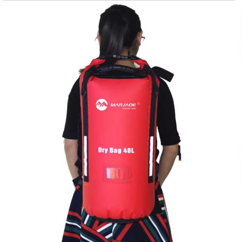MARJAQE 40L natation sac étanche professionnel Camping en plein air sac sec bouée Mochila Trekking stockage