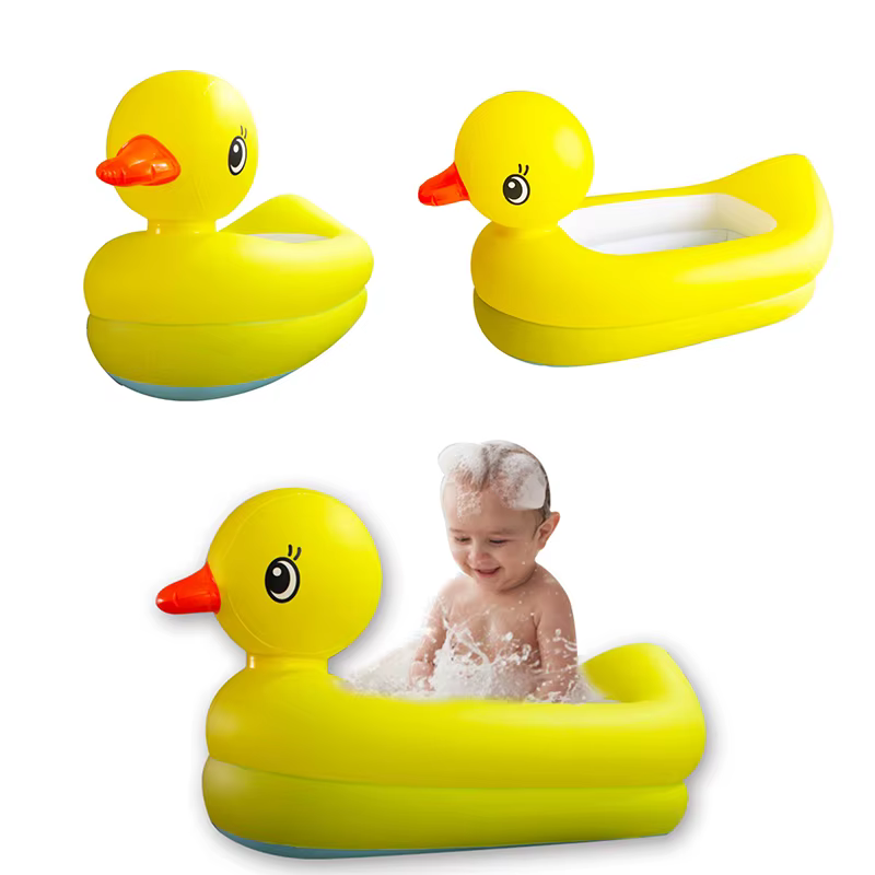 Piscine gonflable de bain de canard de dessin animé infantile jouer bassin