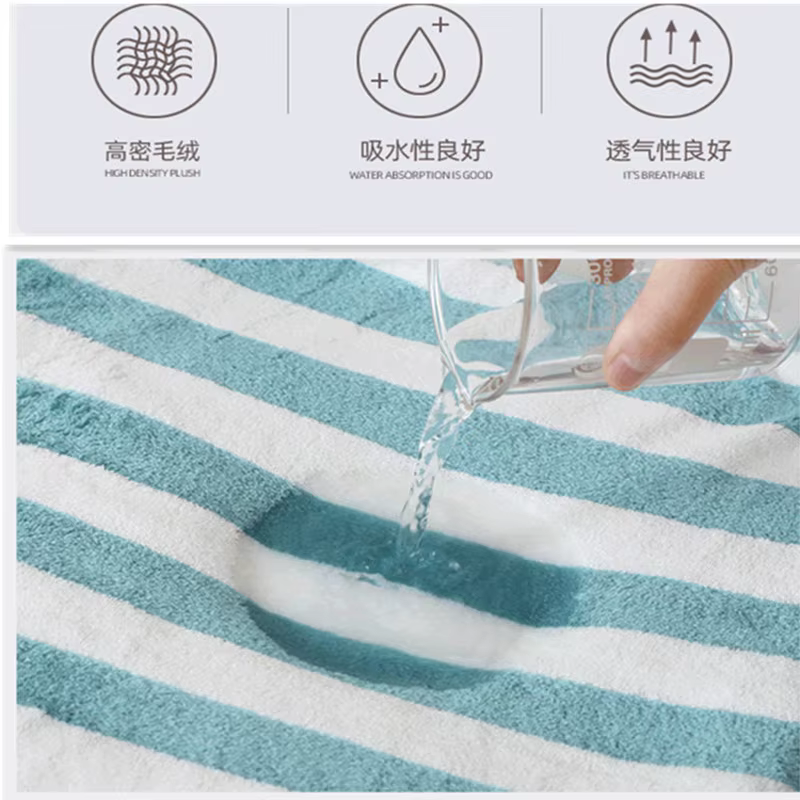 Serviette de bain en flanelle pour piscine et salle de bain