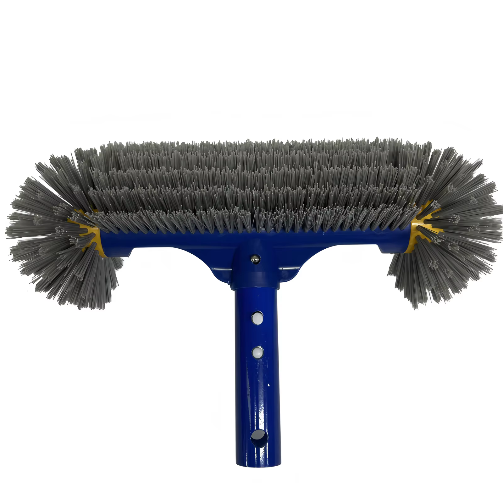 Tête de brosse de piscine robuste de 13 pouces avec manche en aluminium détachable pour le nettoyage des murs