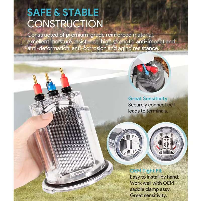 Électrode de cellule à sel R0511400 pour générateur de chlore électronique à sel Zodiac Jandy AquaPure Ei Series