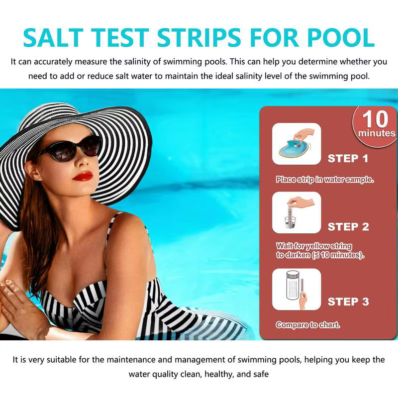 Kit de bandelettes de test d'eau