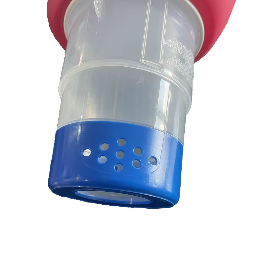Distributeur de chlore flottant pour piscine (flammon rose)