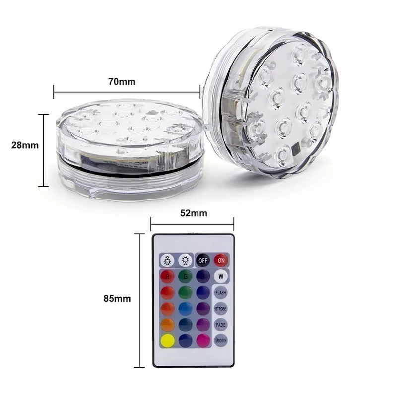 Lumière de piscine LED pour éclairage extérieur IP68 étanche baignoire à remous sous-marine Spa Aquarium gonflable