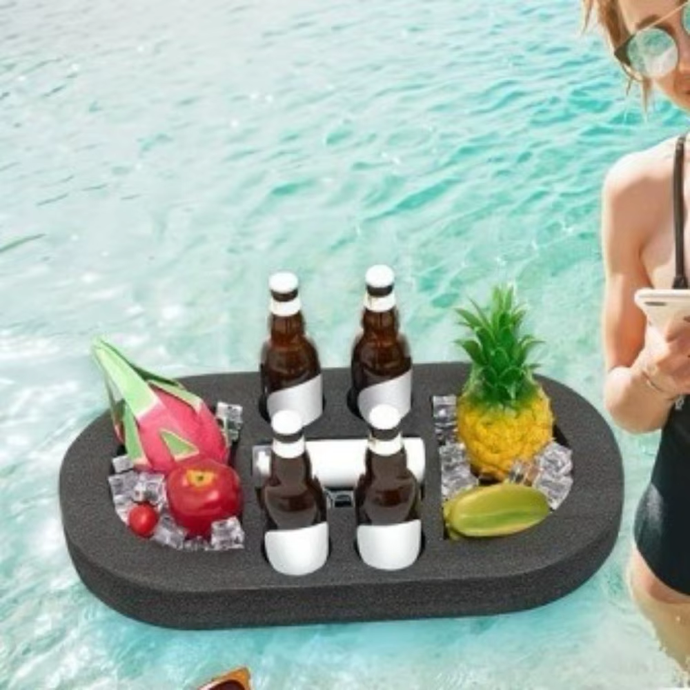 Plateau flottant multifonctionnel créatif pour piscine