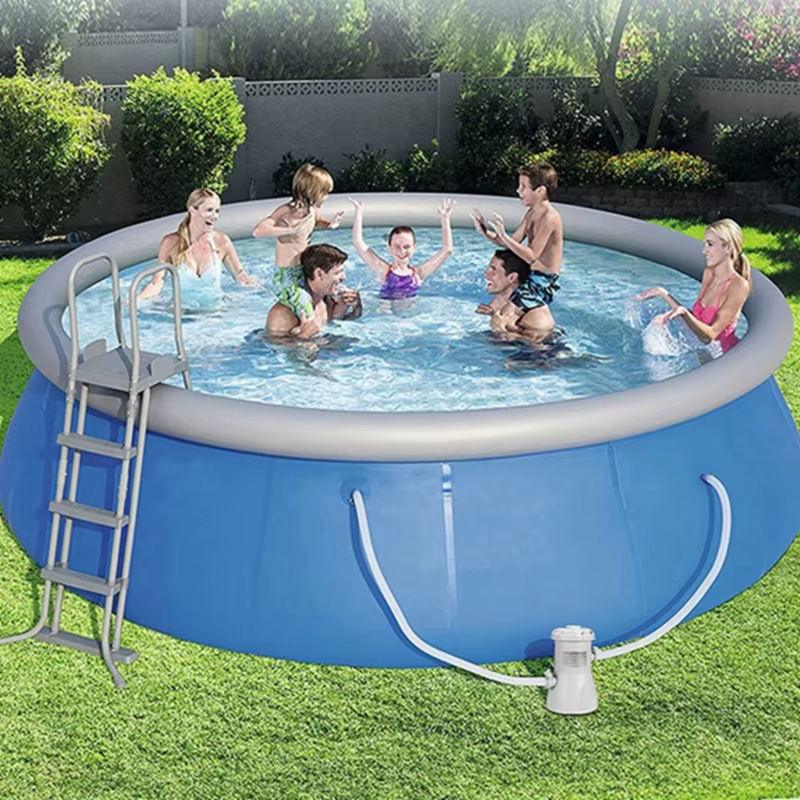 Pompe de filtration pour piscine FSTE-EU avec prise EU, 300 gallons, pour piscine hors sol, filtre à eau domestique, pompe de circulation pour nettoyage de piscine