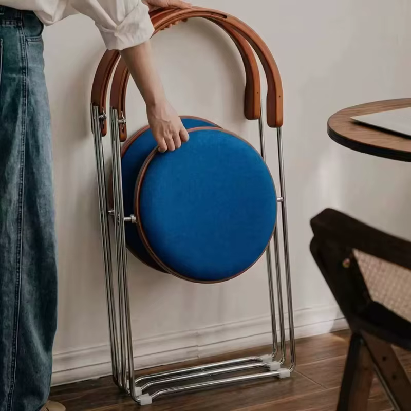 Chaises de salle à manger rembourrées et nettoyables, chaises de salle à manger pliantes en acier design pour salon, chaises de salle à manger pour chambre à coucher, mobilier de maison