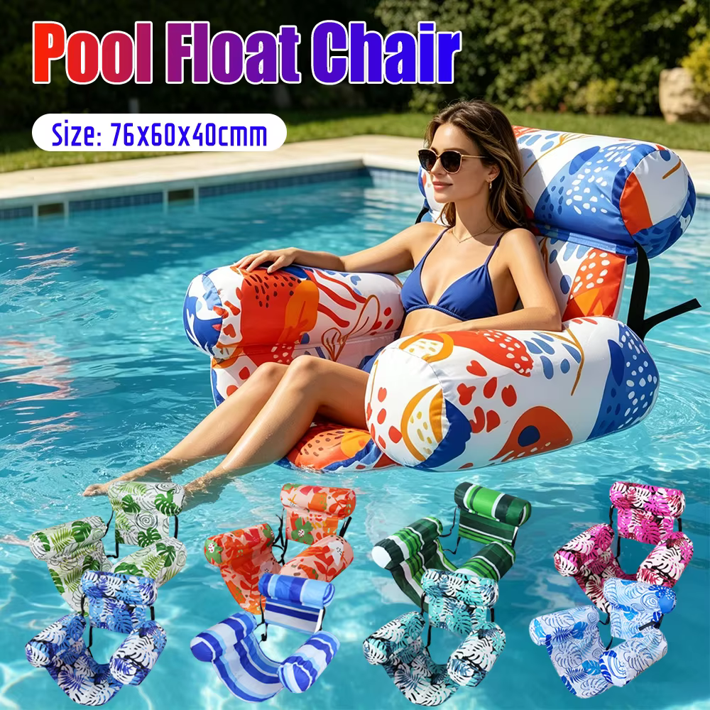 Fauteuils flottants gonflables pour piscine