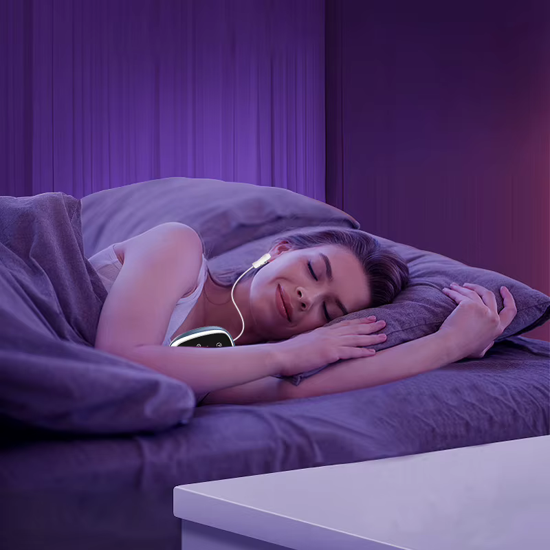 Instrument d'aide au sommeil efficace, dispositif d'insomnie, thérapie CES, aide au sommeil, EMS, anxiété, pression, dépresse, soulagement de l'hypnose de la Migraine