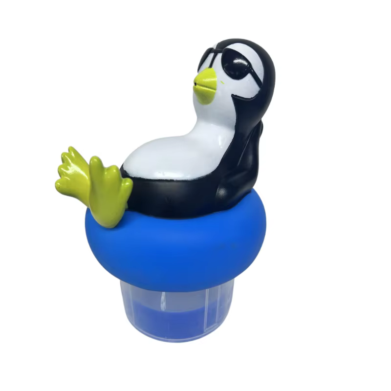 Distributeur de chlore flottant pour piscine (pingouin)